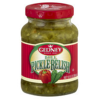 Gedney Relish, Dill Pickle, 10 Ounce