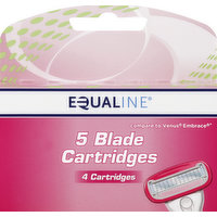 Equaline 5 Blade Cartridges, 4 Each