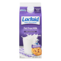 Lactaid Milk, Fat Free, 0.5 Gallon