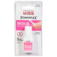 Kiss Powerflex Nail Glue, Brush-On, 0.17 Ounce