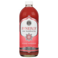 GT's Synergy Kombuch, Raw, Guava Goddess, 48 Fluid ounce