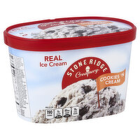 Stoneridge Creamery Ice Cream, Cookies 'n Cream, 1.5 Quart