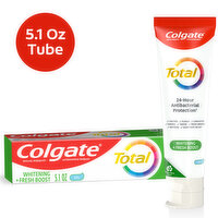 Colgate Total Whitening + Fresh Boost Toothpaste, 5.1 Ounce