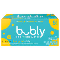 Bubly Sparkling Water Coconut Pineapple, 8 Each