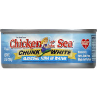 Chicken of the Sea Tuna, Albacore, Chunk White, in Water, 5 Ounce