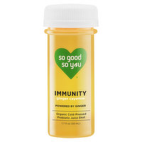 So Good So You Probiotic Juice Shot, Ginger Cayenne, Immunity, 1.7 Fluid ounce