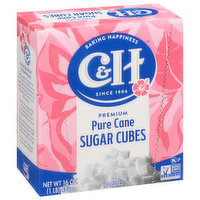 C&H Premium Pure Cane Sugar Cubes, 126 Count, 126 Each