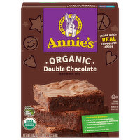 Annie's Brownie Mix, Organic, Double Chocolate, 18.3 Ounce