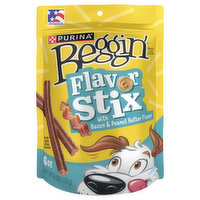 Beggin' Dog Treat, Flavor Stix with Bacon & Peanut Butter Flavor, 6 Ounce