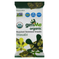 gimMe Seaweed Snacks, Roasted, Wasabi, 0.35 Ounce