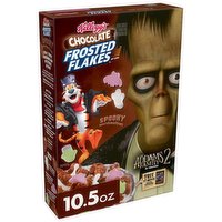 Frosted Flakes Cold Breakfast Cereal, Chocolate with Spooky Marshmallows, 13.7 Ounce