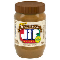 Jif Peanut Butter Spread, Low Sodium, Natural, Creamy, 40 Ounce