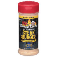 Famous Dave's Seasoning, Steak & Burger, Mild, 8.25 Ounce