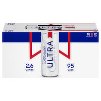 Michelob Ultra Beer, Superior Light, 18 Each