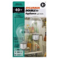 Sylvania Light Bulbs, Appliance, A15, 40 Watts, 2 Each