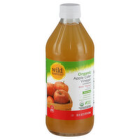 Wild Harvest Vinegar, Organic, Apple Cider, Unfiltered, 16 Ounce