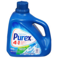 Purex Concentrated Detergent, Bright Clean, Mountain Breeze, 4 in 1, 150 Fluid ounce