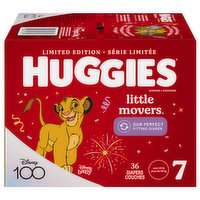 Huggies Little Movers Diapers, Disney Baby, 7 (Over 41 lb), 36 Each