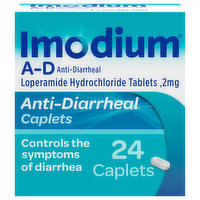 Imodium Anti-Diarrheal, Caplets, 24 Each