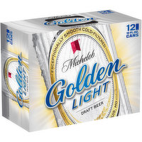 Michelob Golden Draft Light Beer 12 Pack Cans, 144 Fluid ounce