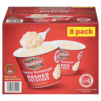 Idahoan Mashed Potatoes, Buttery Homestyle, 8 Pack, 8 Each