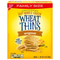 WHEAT THINS Original Whole Grain Wheat Crackers, Family Size