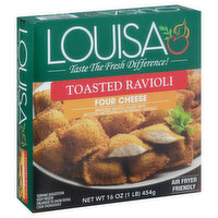 Louisa Toasted Ravioli, Four Cheese, 16 Ounce