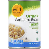 Wild Harvest Garbanzo Beans, Organic, 15 Ounce