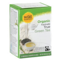 Wild Harvest Green Tea, Organic, True, Bags, 16 Each