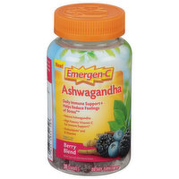 Emergen-C Ashwagandha, Gummies, Berry Blend, 36 Each