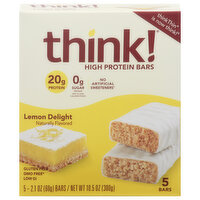 Think! High Protein Bars, Lemon Delight, 5 Each