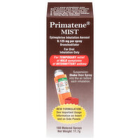 Primatene Epinephrine Inhalation Aerosol, 11.7 Gram