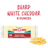 Great Value Shredded Sharp White Cheddar Cheese, 8 oz 