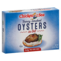 Chicken of the Sea Oysters in Oil, Fancy Smoked, 3.75 Ounce