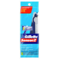 Gillette Sensor2 Men's Disposable Razors, 5 Ct, 5 Each