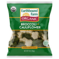 Earthbound Farm Organic Broccoli + Cauliflower, 9 Ounce