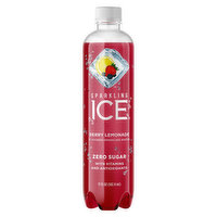 Sparkling Ice Sparkling Water, Zero Sugar, Berry Lemonade, 17 Fluid ounce