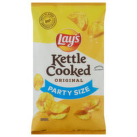 Lay's Potato Chips, Original, Kettle Cooked, Party Size, 13 Ounce