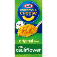 Kraft Original Macaroni & Cheese Dinner with Cauliflower Added to the Pasta, 5.5 Ounce