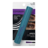 CoverGirl Mascara, The Super Sizer Fibers, Very Black 800, 0.4 Ounce