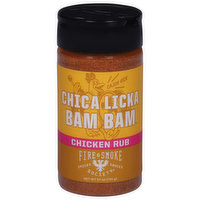 Fire & Smoke Society Chicken Rub, Chica Licka Bam Bam, 5.1 Ounce