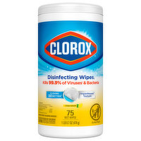 Clorox Disinfecting Wipes, Crisp Lemon, 16.7 Ounce