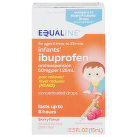 Equaline Ibuprofen, Infants, Concentrated Drops, Berry Flavor, 0.5 Fluid ounce