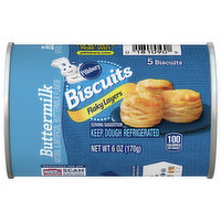 Pillsbury Biscuits, Buttermilk, Flaky Layers, 5 Each