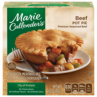 Marie Callender's Beef Pot Pie, Frozen Meal, 10 Ounce