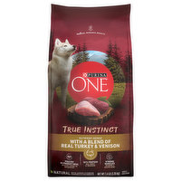 Purina One True Instinct Dog Food, Nutrient-Dense with a Blend of Real Turkey & Venison, Adult, 7.4 Pound