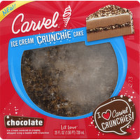Carvel Ice Cream Cake, Chocolate, Crunchie, 25 Ounce