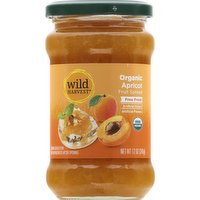 Wild Harvest Fruit Spread, Organic, Apricot, 12 Ounce