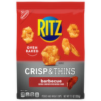 RITZ Crisp and Thins Barbecue Chips, 7.1 Ounce