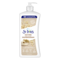 St. Ives Body Lotion, Soothing, Oatmeal & Shea Butter, 21 Ounce